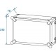 Flightcase rack CO DD, 6U, 24cm adancime, negru, Roadinger 3010721A