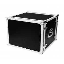 Flightcase rack CO DD, 8U, 24cm adancime, negru, Roadinger 3010721D