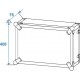 Flightcase rack CO DD, 8U, 24cm adancime, negru, Roadinger 3010721D