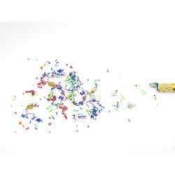 Rezerva confetti de mana, 10cm 24x, EuroPalms Confetti shooter 10cm 24x (51707010)