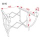 Stativ pentru mixer DAP Audio Mixer Shelf with Wheels