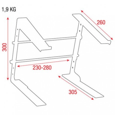 Stand laptop DAP Audio D8370