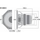 Difuzor coaxial 2 cai Monacor SP-308CX