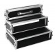 Flightcase 2U pentru cd-player dublu, negru, Roadinger 30124550