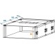 Flightcase 2U pentru cd-player dublu, negru, Roadinger 30124550
