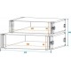 Flightcase 2U pentru cd-player dublu, negru, Roadinger 30124550