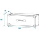 Flightcase 3U pentru cd-player dublu, negru, Roadinger 30124560