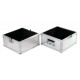 Flightcase din aluminiu pentru 100 LP-uri (discuri vinil), argintiu, Roadinger 30110025