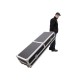 Flightcase/DJ desk table cu roti si trapa laptop, Roadinger 30124208