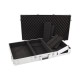 Flightcase pentru 2 cd-playere si o consola 10Â¨, argintiu, Roadinger DIGI-1 SIL (30125340)