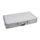 Flightcase pentru 2 cd-playere si o consola 10Â¨, argintiu, Roadinger DIGI-1 SIL (30125340)