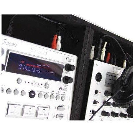 Flightcase pentru 2 cd-playere si o consola 10Â¨, argintiu, Roadinger DIGI-1 SIL (30125340)