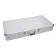 Flightcase pentru 2 cd-playere si o consola 12Â¨, argintiu, Roadinger DIGI-1/12 SIL (30125345)