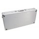 Flightcase pentru 2 cd-playere si o consola 12Â¨, argintiu, Roadinger DIGI-1/12 SIL (30125345)