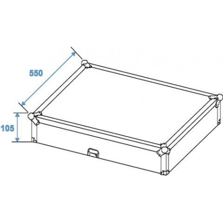 Flightcase pentru mixer, 12U, Roadinger 30111561