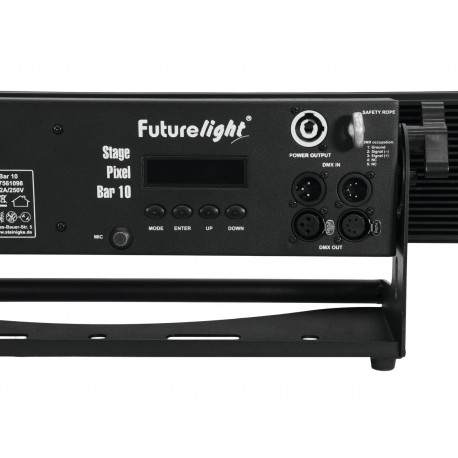 Bara color changer cu 10 LED-uri, FutureLight Pixel Bar 10