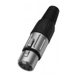 Conector XLR mama, 4 poli Stage Line XLR-804/J