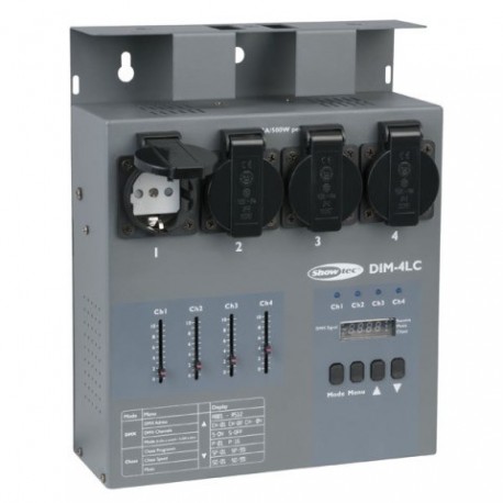 Dimmer 4 canale Showtec DIM-4LC cu Local Control