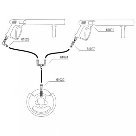 Sticla CO2 Showtec pentru 3/8 Q-Lock adapter