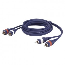Cablu audio 2 RCA tata la 2 RCA tata DAP Audio FL-24150-1.5m