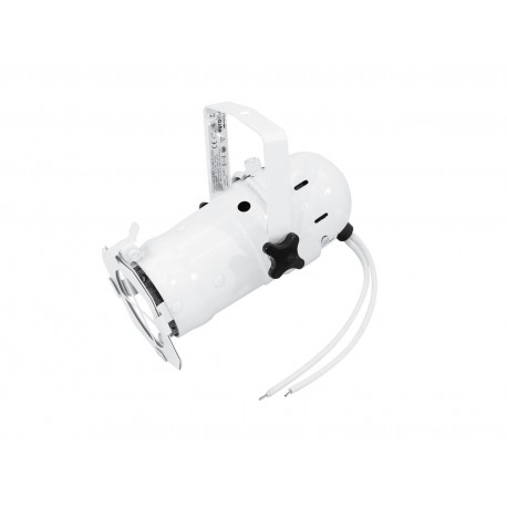 Mini spot PAR-16 cu lampa MR16 si conexiune 12V, alb, Eurolite PAR-16 Spot MR-16 white (50850300)