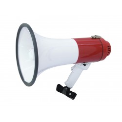Portavoce 18W cu melodie, cca 800m acoperire, cu sirena Omnitronic MP-18