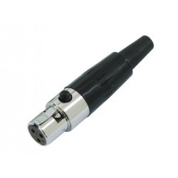 Conector mini XLR mama Omnitronic 30200125