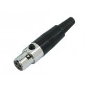 Conector mini XLR mama Omnitronic 30200125