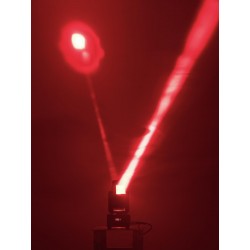 Moving head beam RGBW cu LED, 3 lentile si miscari nelimitate TILT, Eurolite MFX-1