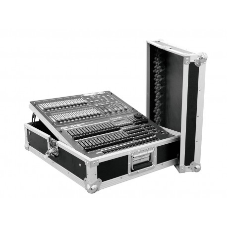 Flightcase pentru mixer 12U, negru, variabil, Roadinger Mixer case Pro MCV-19 variable bk 12U (3011157D)