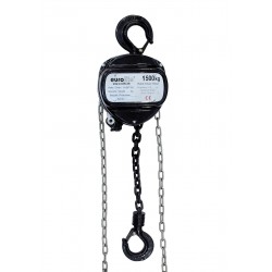 Lant de ridicare (inaltime ridicare 6 m, 1500 Kg/max), negru, Eurolite Chain hoist 6M/1.5T black (58000119)