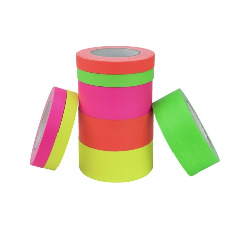 Banda activa la neon UV, Gaffa Tape 50mm x 25m neon-pink uv active 30005473