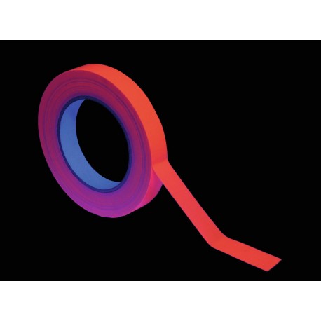 Banda activa la neon UV, Gaffa Tape 19mm x 25m neon-orange uv active 30005484