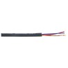 Rola 100m cablu negru de microfon 2x0.22, balansat, Omnitronic 30300753