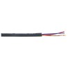 Rola 100m cablu negru de microfon 2x0.22, balansat, Omnitronic 30300753