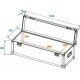 Flightcase universal Profi 100x30x30cm, Roadinger 30126810