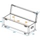 Flightcase universal Profi 140x30x30cm, cu roti, Roadinger 30126830