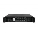 Amplificator-mixer mono 6 zone 100V cu mp3 player si telecomanda IR, 350W, Omnitronic MPZ-350.6P
