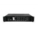 Amplificator-mixer mono 6 zone 100V cu mp3 player si telecomanda IR, 500W, Omnitronic MPZ-500.6P