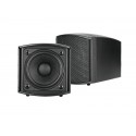 Set 2 boxe de perete, 100V, 15W RMS, negre, Omnitronic OD-2T BLACK (11036902)