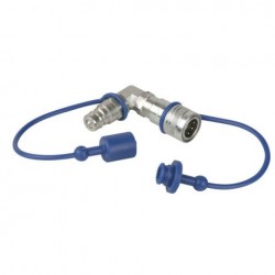 Conector Showtec CO2 90° 3/8 Q-Lock connector