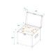 Flightcase pentru 2x EYE-7 RGBW Zoom, Roadinger 31005091
