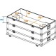 Flightcase pentru 12x LED Bar marimea L, Roadinger 31001090