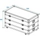Flightcase pentru 12x LED Bar marimea L, Roadinger 31001090