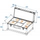 Flightcase pentru 4x TL-3 TCL, Roadinger 31005101
