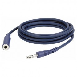 Cablu audio Jack 6,3 tata stereo la Jack 6,3 mama stereo balansat DAP Audio FL-4010-10m