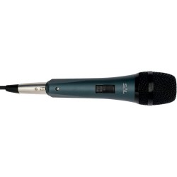 Microfon de mana, metalic, albastru inchis, XLR -6,3 mm, Sal M 8