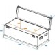 Flightcase universal 100x40x40cm, Roadinger 30126910