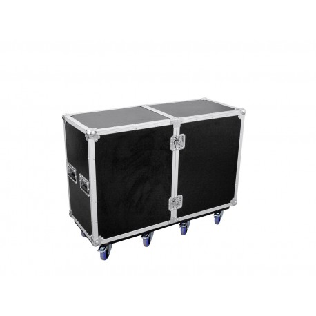 Flightcase universal pe roti cu 2 randuri de sertare, Roadinger DD-2 (3012643D)