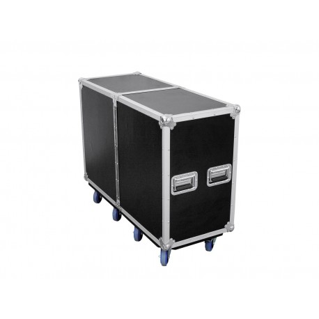 Flightcase universal pe roti cu 2 randuri de sertare, Roadinger DD-2 (3012643D)